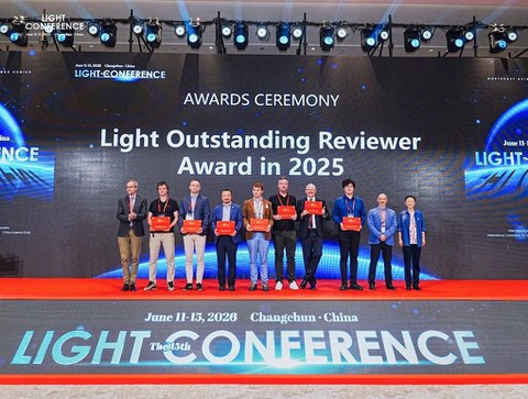 Stage Light Conference-Reviewer Awards Recipients, Prof Czarske, 4th from right.
