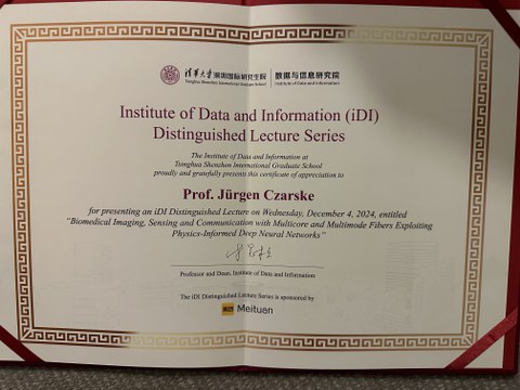 Juergen CzarskeCertificate of Appreciation of Tsinghua Shenzhen International Graduate School1.jpg