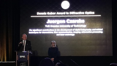 Dennis Gabor award in diffractive optics