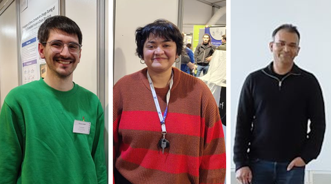 Simon, Niri und Rabiul auf der DPG Konferenz
