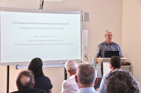 Technische Details zur Herstellung von CdHgTe Kristallen päsentiert von Dr. Winfried Kempe