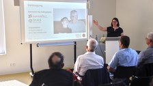 Prof. Dr. Caroline Murawski dankt den Sponsoren, den Rednern und allen Gästen, dass das Kolloquium stattfinden konnte.