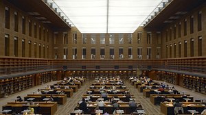 Lesesaal der Sächsische Landesbibliothek – Staats- und Universitätsbibliothek Dresden