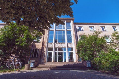 Ansicht des Merkelbau