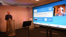 Foto mit Impressionen und Referenten vom GRK-Kolloquium 2021