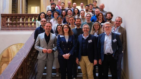 Gruppenfoto in Pavia