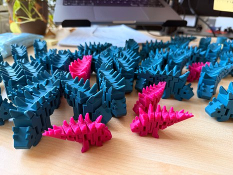 Dinos aus dem 3D-Drucker