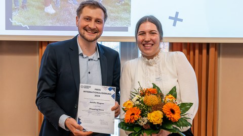 Amelie Wagner den Preis Internationalisierung 2024