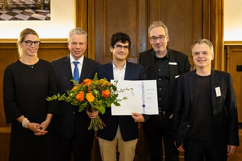 Verleihung des Innovationspreis des Industrieclub Sachsen e.V an Herrn Dr. Ozga am 27.1.2023 im Schloss Eckberg