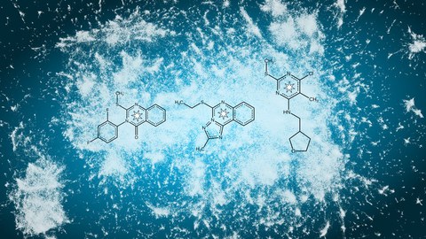 Artistic representation of the compounds screened by the DiscoveryEngine