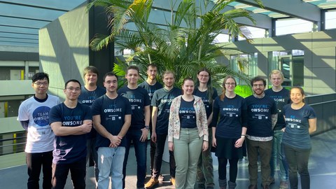 Gruppenfoto der Hackathon-Teilnehmenden