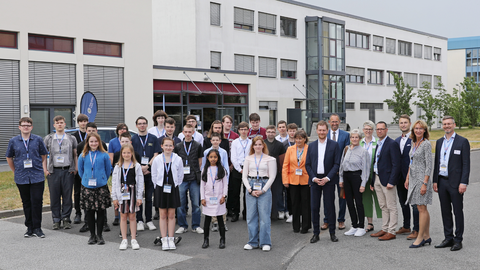 Auszeichnungsvernastaltung Sächsischer Informatukwettbewerb - Gruppenfoto