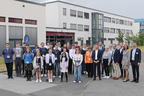 Auszeichnungsvernastaltung Sächsischer Informatukwettbewerb - Gruppenfoto