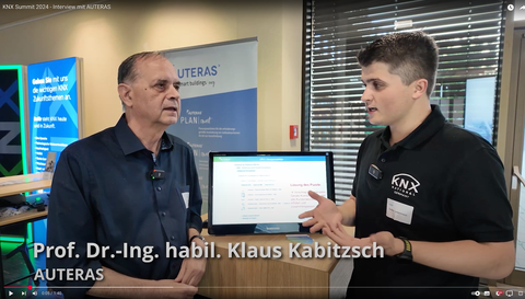 Prof. Klaus Kabitzsch auf dem KNX Summit 2024 im Interview zu AUTERAS