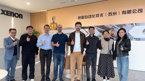 Delegationsmitglieder bei Xenon