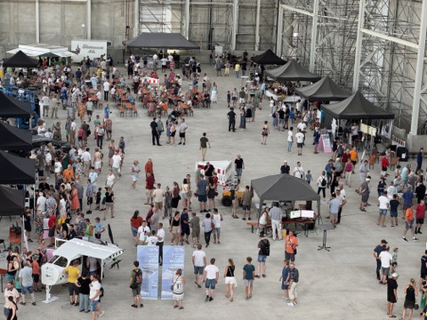 Testhalle des Smart Mobility Lab ind Schwarzkollm