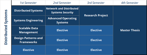 Structure MSc CS - DSE