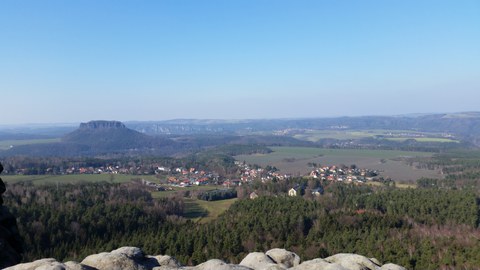 in der sächsischen Schweiz