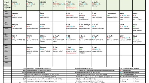 Stundenplan WS 22/23