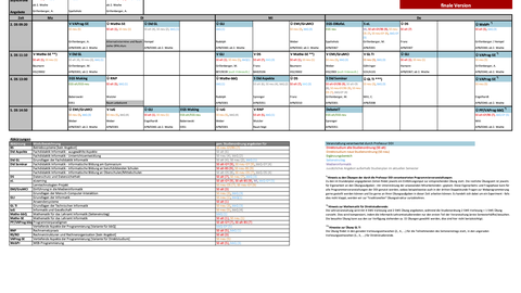Stundenplan WS25/26
