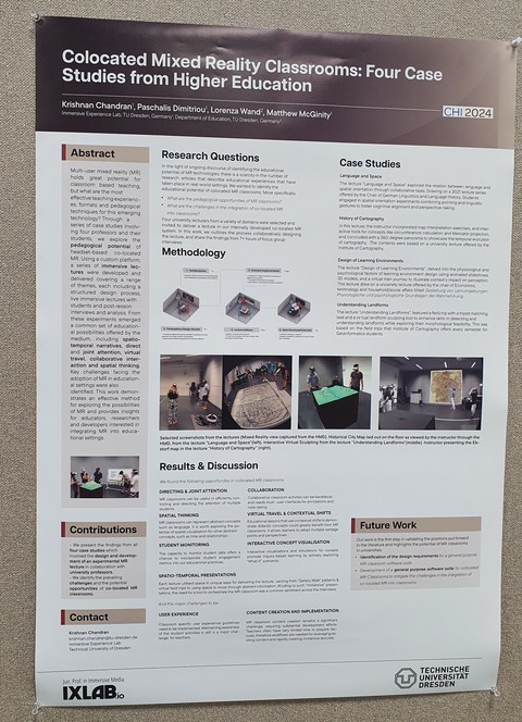 Mixed Reality Classroom CHI 2024 Late breaking work Poster