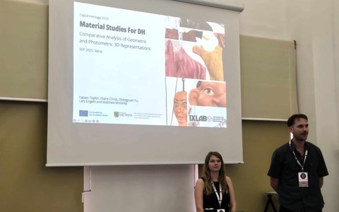 ANIMA team presents at Digital Heritage 2025.