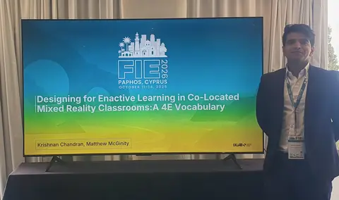 Krishnan Chandran presents at IEEE FIE 2026