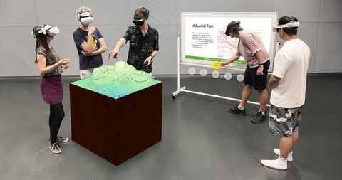 Multi-user Mixed Reality classroom