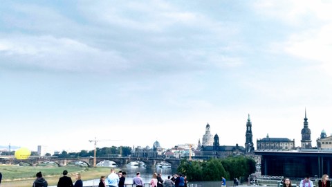 Ansicht der Stadt Dresden
