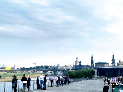 Ansicht der Stadt Dresden