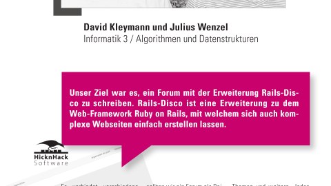 P36 - David Kleymann und Julius Wenzel - Forum mit Rails Disco