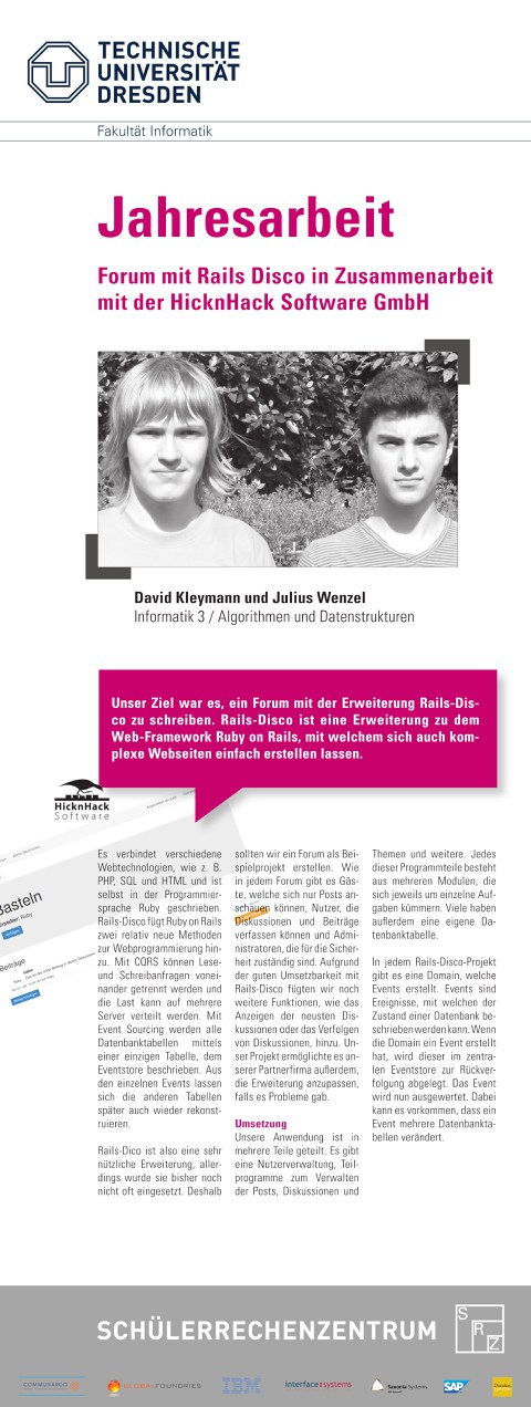 P36 - David Kleymann und Julius Wenzel - Forum mit Rails Disco