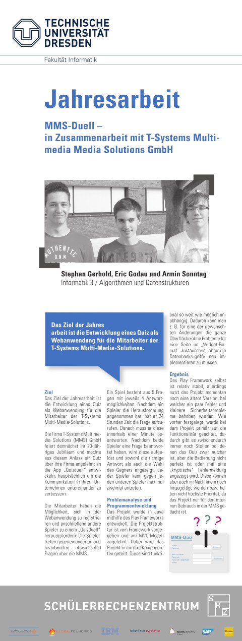 P39 - Stephan Gerhold, Eric Godau und Armin Sonntag - MMS-Duell