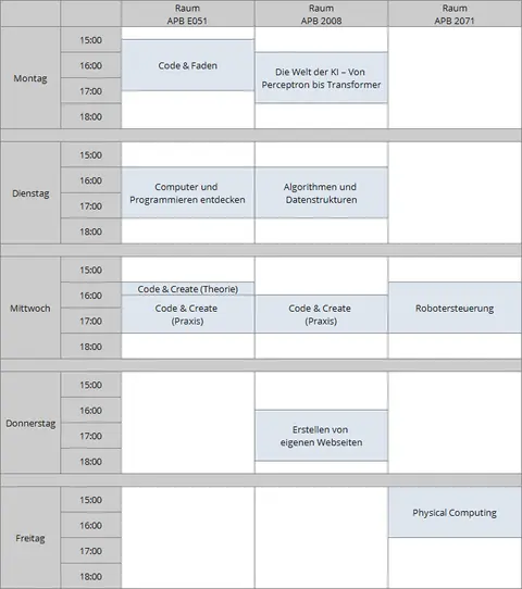 Stundenplan 2026/2027
