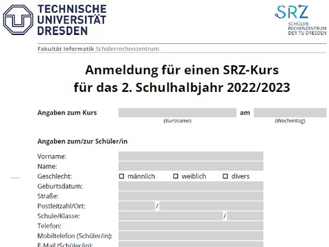 2023-01-31 Kursanmeldungen für Halbjahreskurse