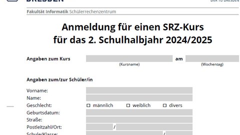 2025-01-31 Kursanmeldungen für Halbjahreskurse