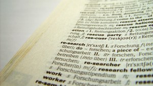 Wörterbuch Research