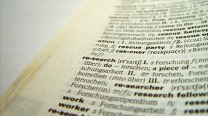 Wörterbuch Research
