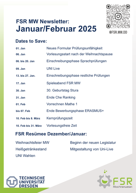 Newsletter Januar/Februar