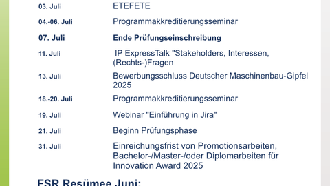Newsletter Juli 2025