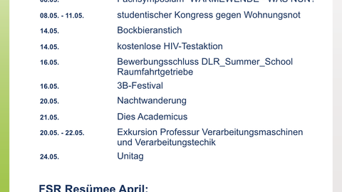 Newsletter Mai 2025