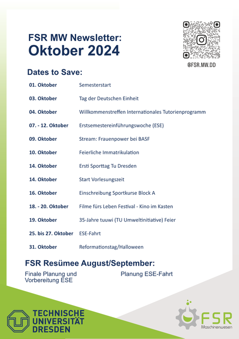 Newsletter Oktober