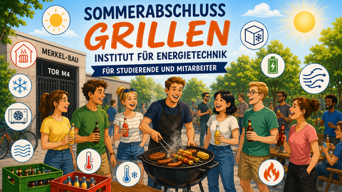 Sommerabschluss Grillen Institut für Energietechnik