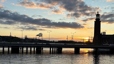 Stockholm Sonnenuntergang