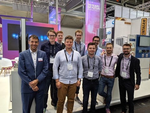 CAMP Team (TU Dresden, Fraunhofer IWS) auf der Laser World of Photonics 2019 in München