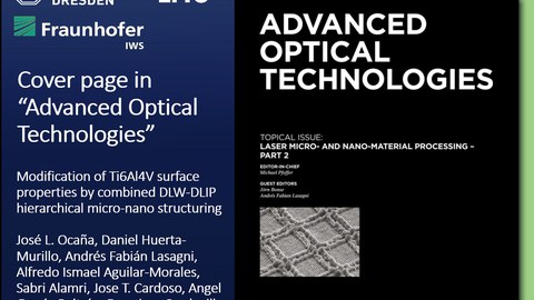 Cover Advanced Optical Technologies