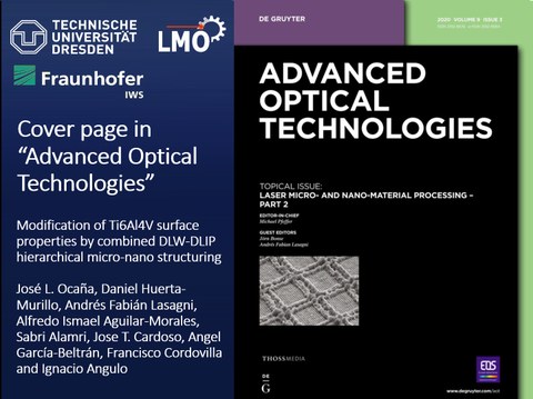 Cover Advanced Optical Technologies