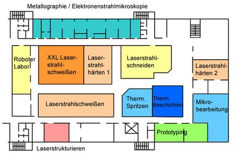 Plan zum Lasertechnikum am IWS