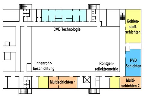 Plan des Schichttechnikums am IWS
