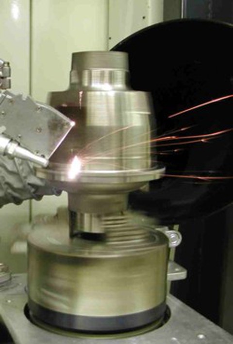 Laserstrahlreinigungsprozess